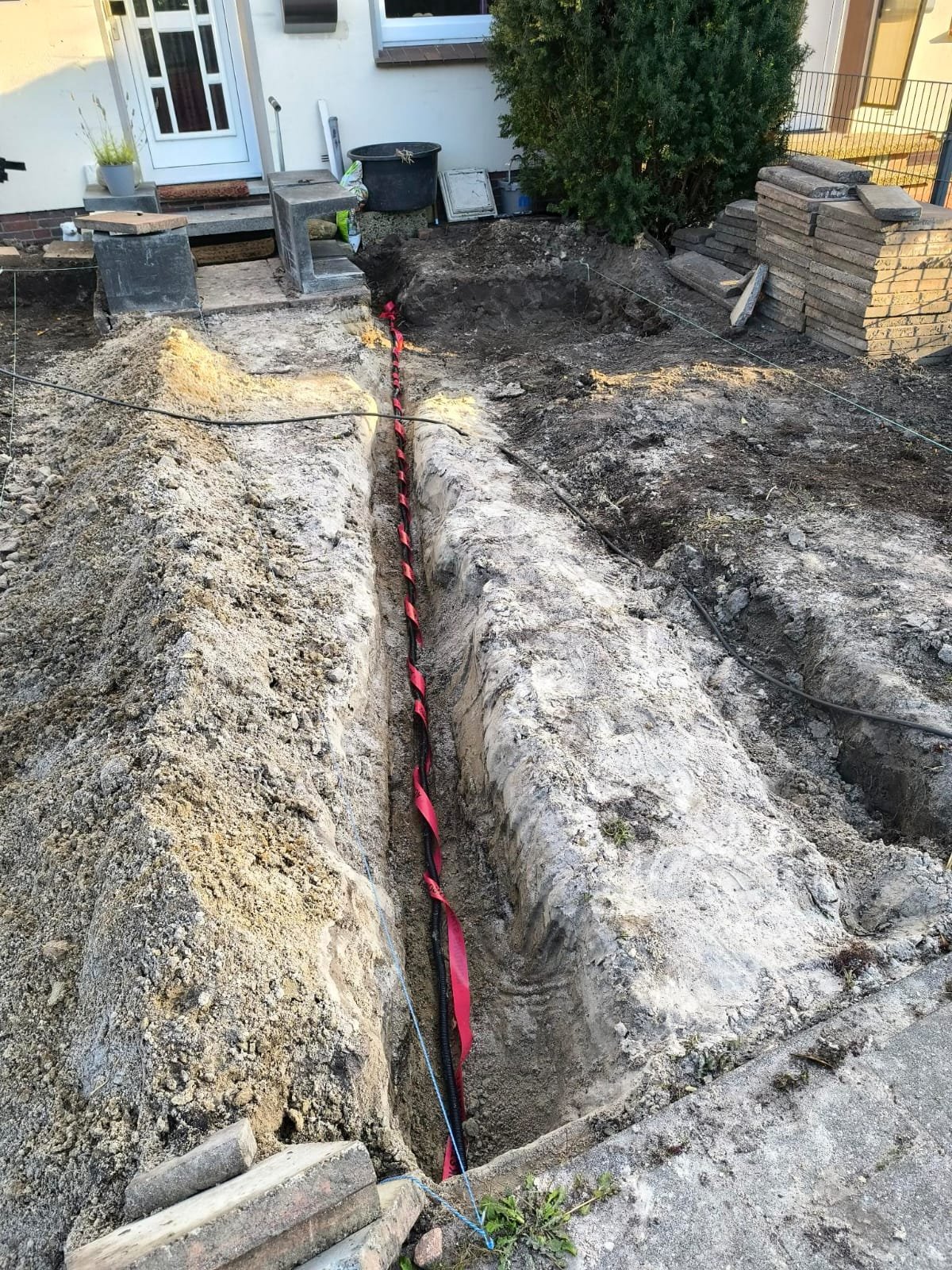 Eine Auffahrt neu aufbauen