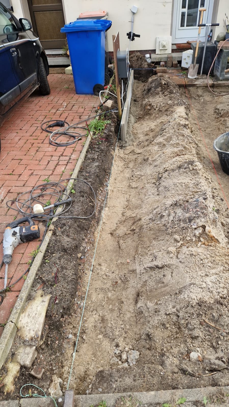 Eine Auffahrt neu aufbauen