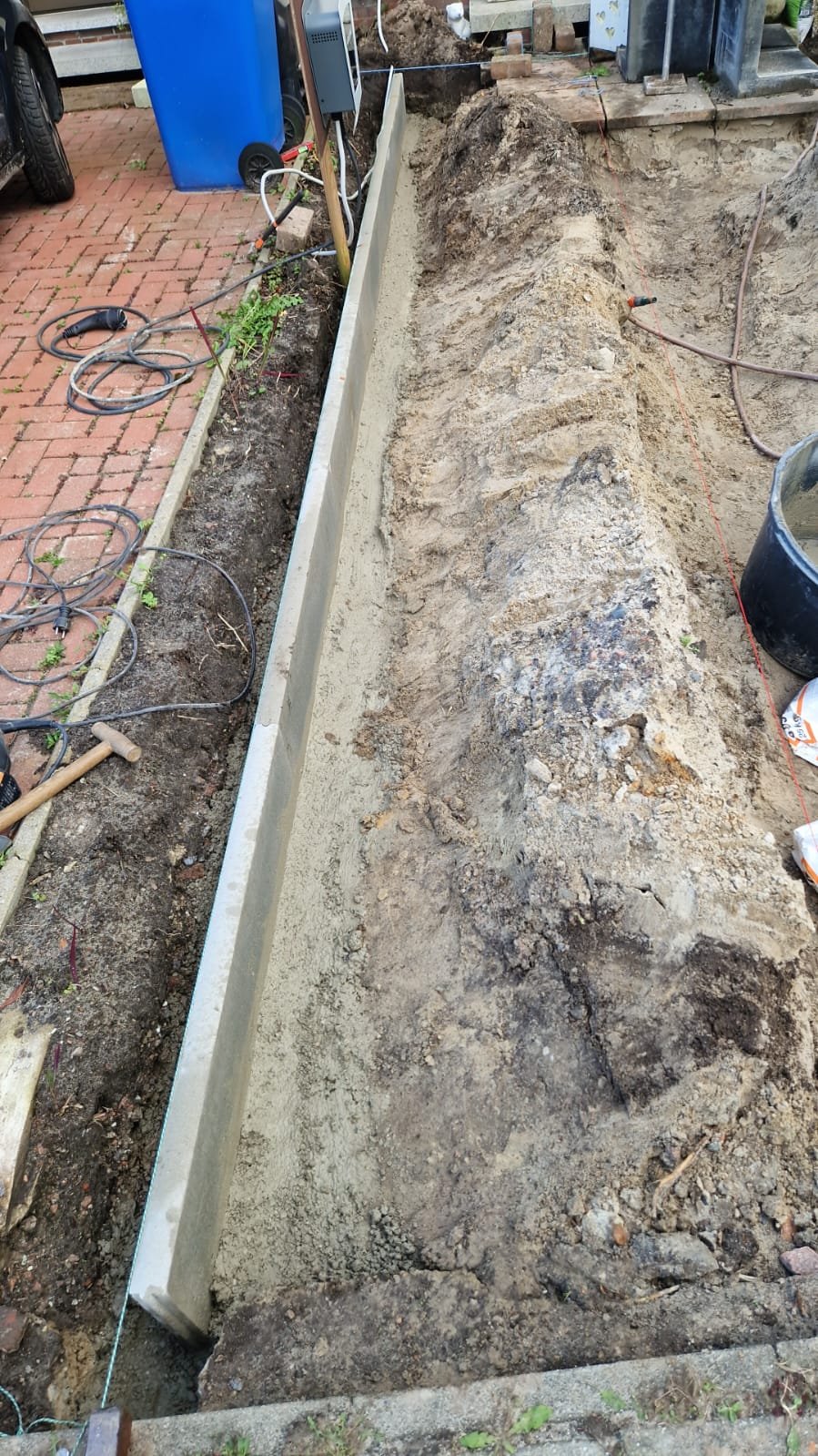 Eine Auffahrt neu aufbauen