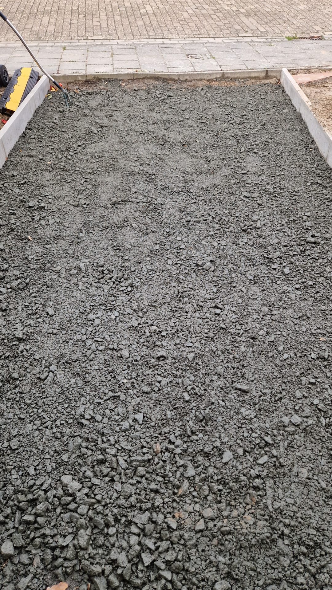 Eine Auffahrt neu aufbauen